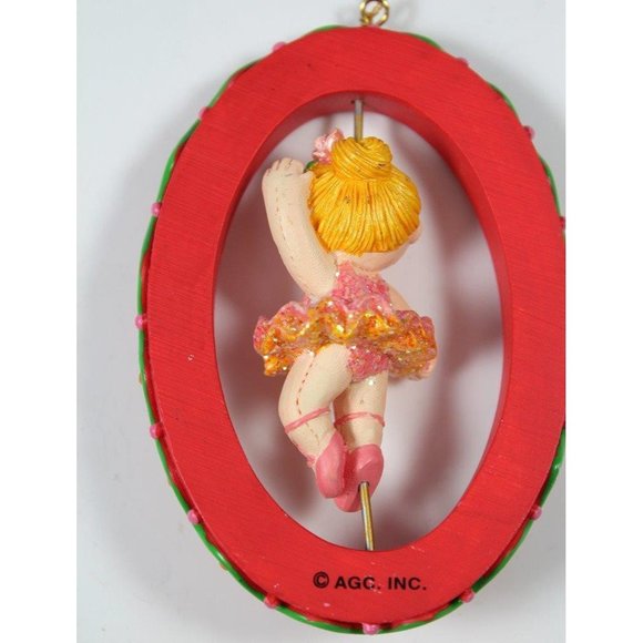 American Greetings AGC Christmas Special Granddaughter Ballerina Ornament 1998 - Picture 3 of 5